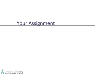 Your Assignment 
