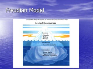 Freudian Model
 
