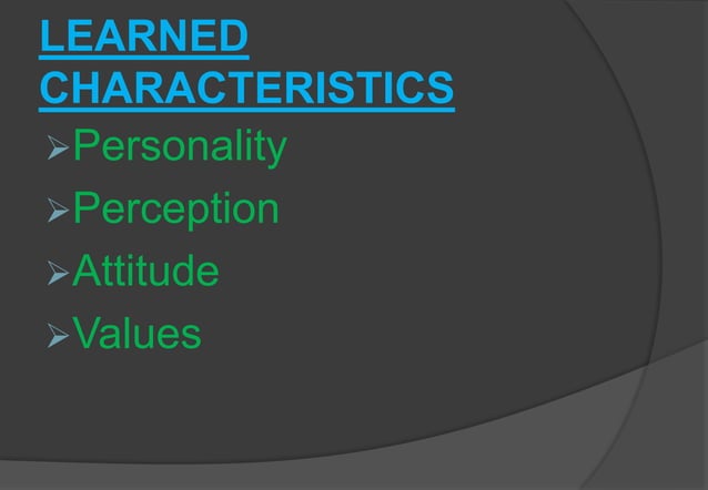 Individual behaviour | PPT