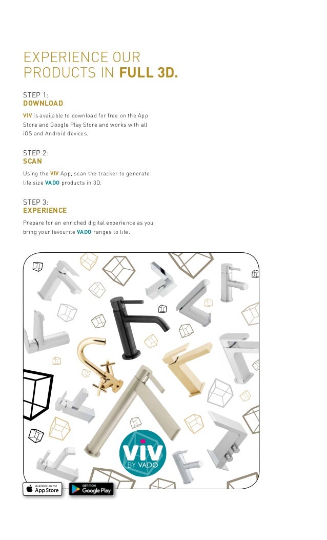 At Vado, We Celebrate Good Design. We Deliver Innovation