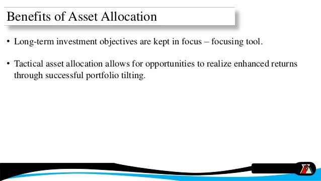 individual asset allocation exercise Furthermore, individual asset classes can be sub-divided into sectors (for example, if the asset allocation model calls for 40% of the total portfolio to be invested in stocks, the portfolio manager may recommend different allocations within the field of stocks, such as recommending a certain percentage in large-cap, mid-cap, banking . individual asset allocation exercise Furthermore, individual asset classes can be sub-divided into sectors (for example, if the asset allocation model calls for 40% of the total portfolio to be invested in stocks, the portfolio manager may recommend different allocations within the field of stocks, such as recommending a certain percentage in large-cap, mid-cap, banking .