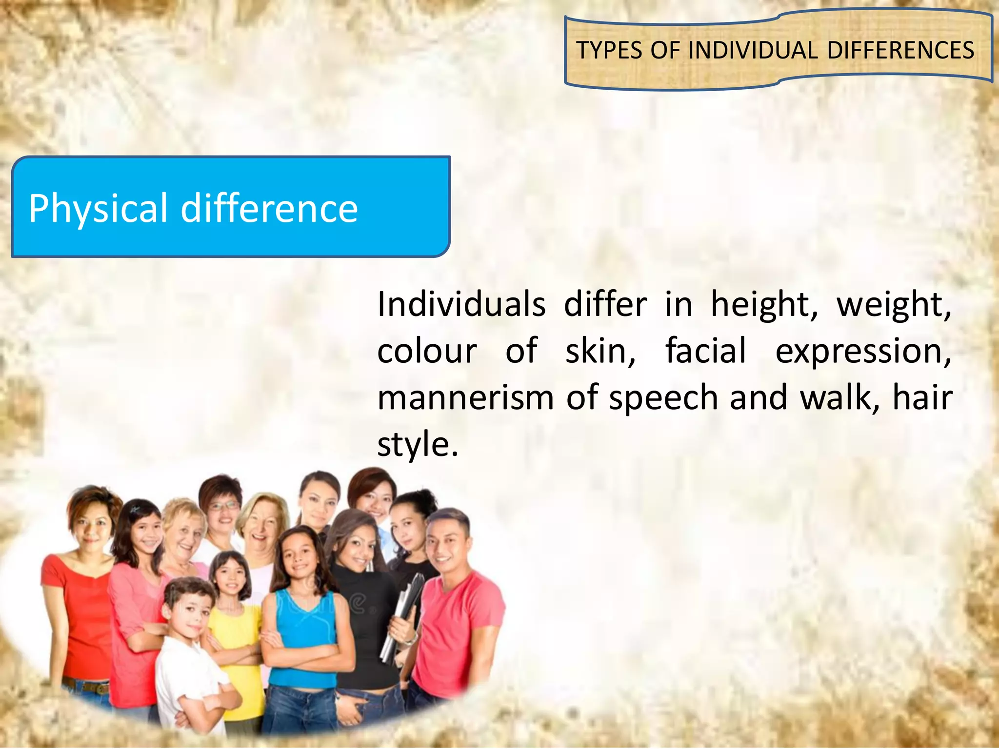 Individual difference | PDF