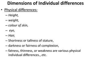 Individual difference | PPTX