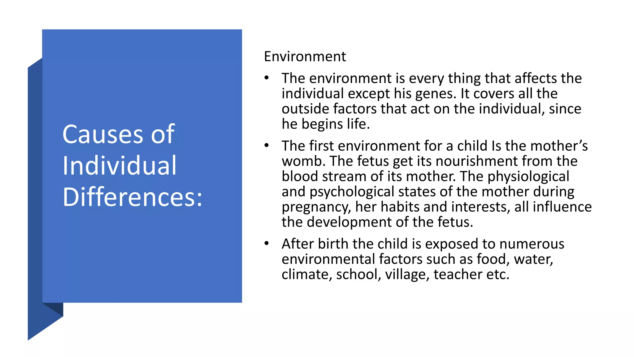 Individual differences | PPTX