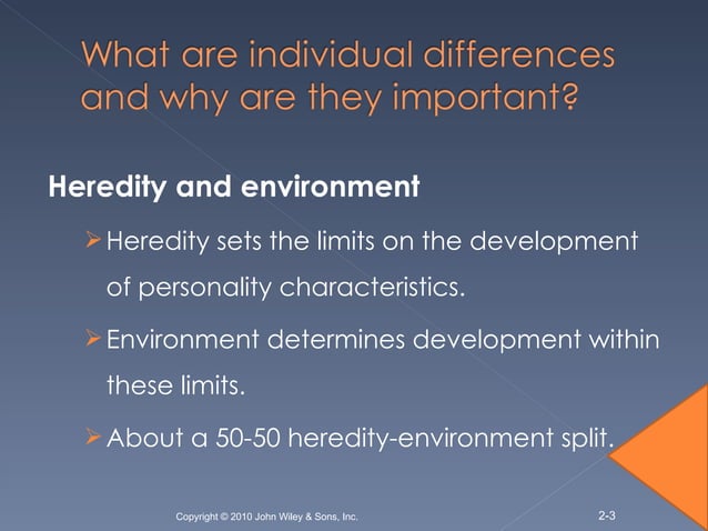 Individual differences,values, and diversity | PPT