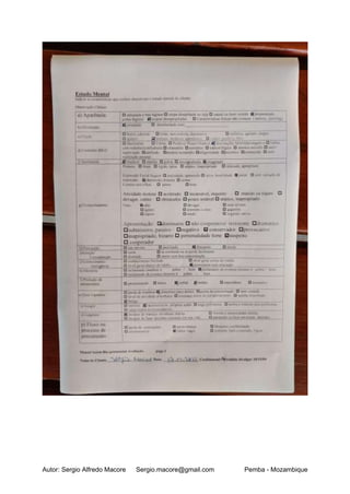 Autor: Sergio Alfredo Macore Sergio.macore@gmail.com Pemba - Mozambique
 