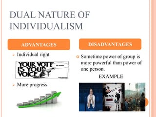 Individualist vs Collectivist Society