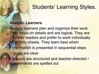 Individual Learner Difference | PPTX