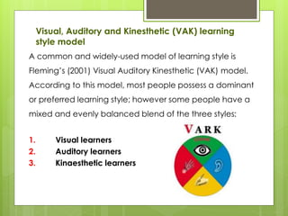 Individual learner differences | PPTX