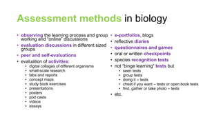 Individual learning in biology and science
