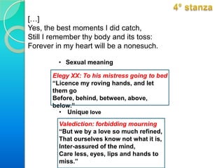 Avant-garde of a new kind of poetryMetaphysical poetryPoetic movement, born in the 17th century – interest in changing times and new sciences.