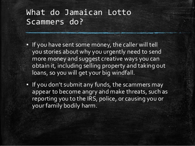 You Ve Won 1 Million Usd Jamaica Lotto Scamming