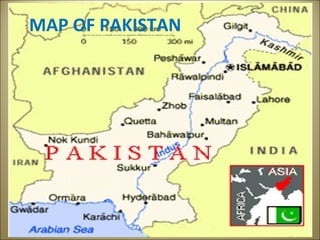 MAP OF PAKISTAN
 