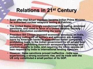 Indo us strategic partnership | PPTX