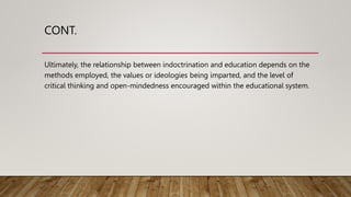 INDOCTRINATION [Autosaved].pptx