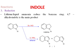 Indole, structure, properties, preparation and reactions.pptx