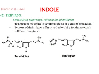 Indole, structure, properties, preparation and reactions.pptx