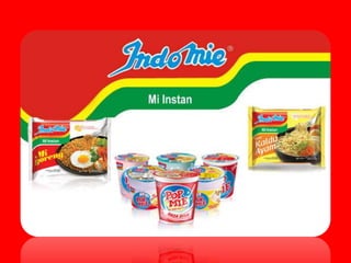 Indomiediproduksi olehPT.
IndofoodCBP Sukses Makmur
Tbk
mulai diluncurkan ke pasar sejak tanggal 9
September 1970, dan per...