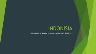 INDONISIA
GINAWA NILA: RAVEN DUNGARA AT RESHIEL FUENTES
 