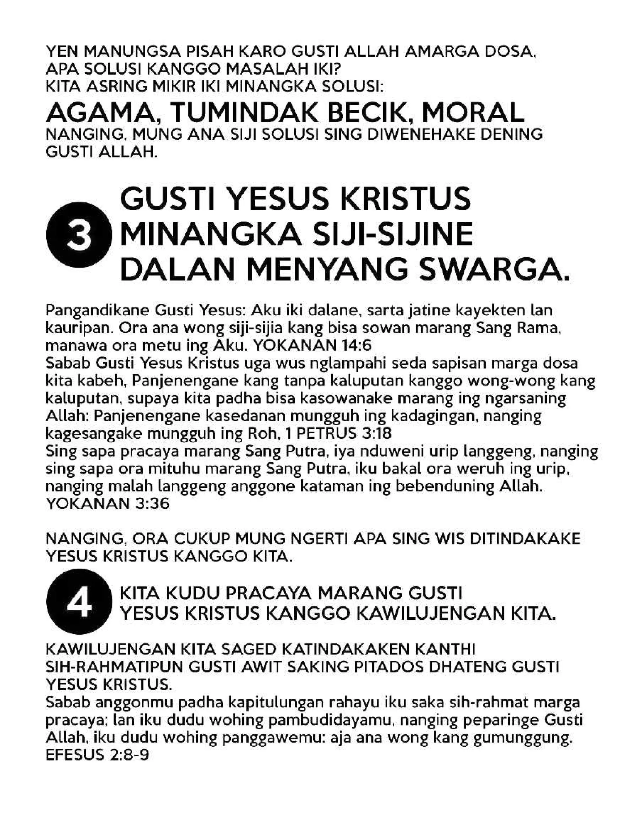 Indonesia Javanese Gospel Tract Pdf Indonesia Javanese Gospel Tract Pdf