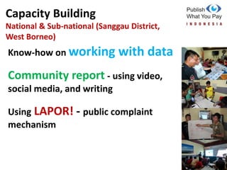 Indonesia riding open data movement in the extractive sector | PPTX