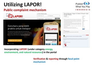 Indonesia riding open data movement in the extractive sector | PPTX