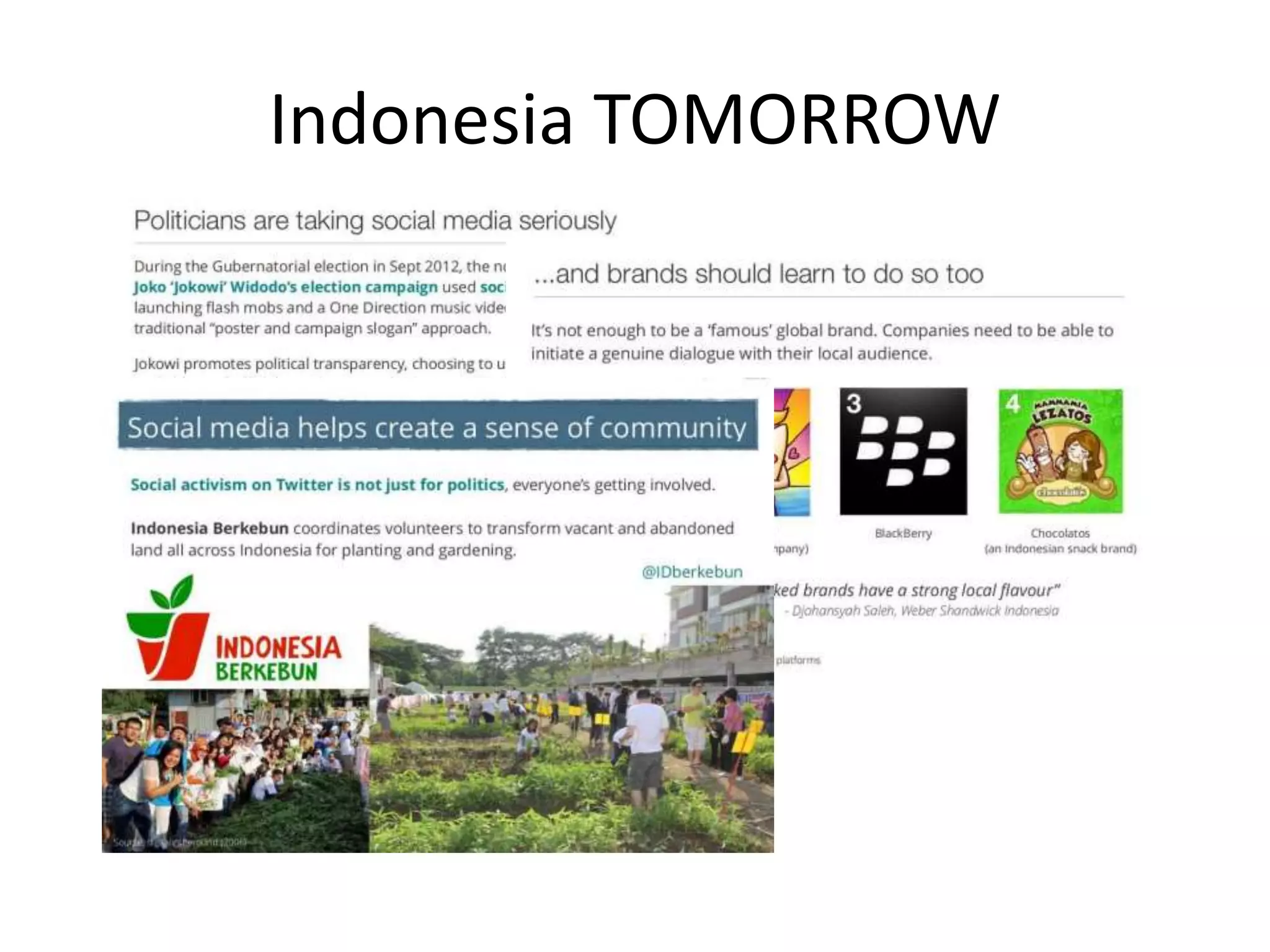 Indonesia TOMORROW