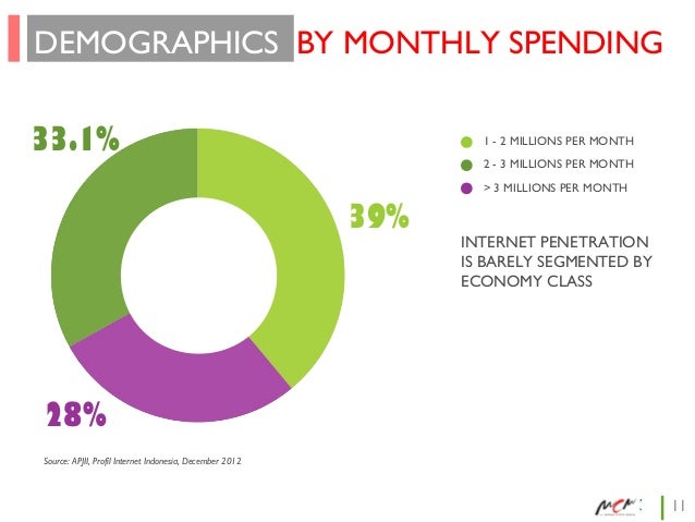 demographics by monthly spending 33 1