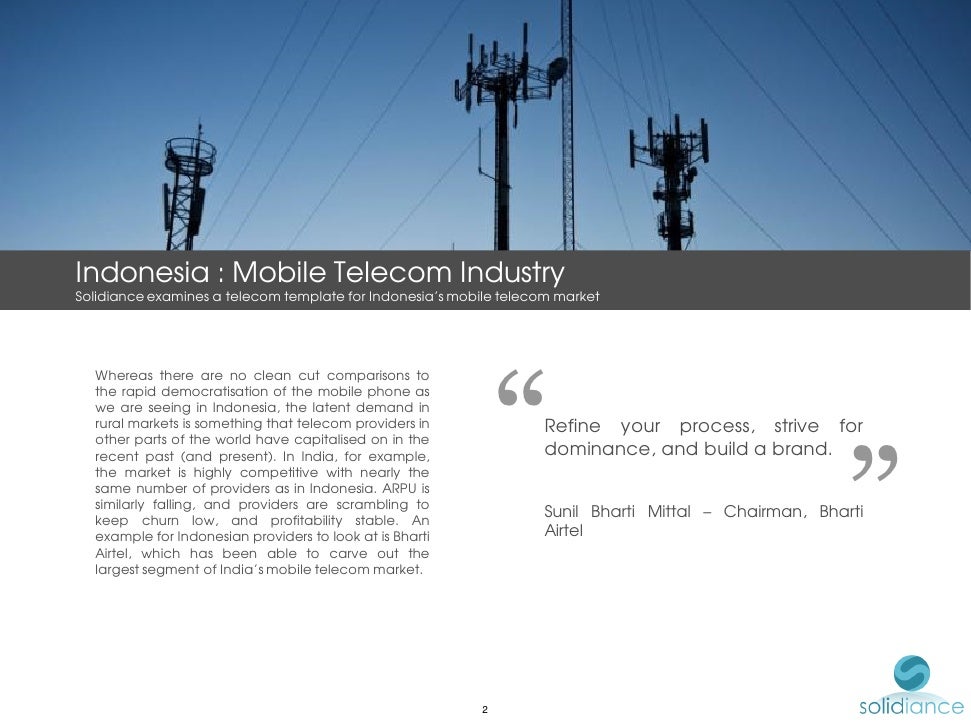 Indonesia Mobile Telecom Industry