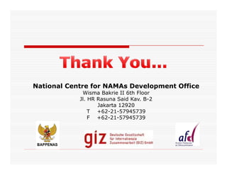 Indonesia NAMAs concept: Land-based Sector