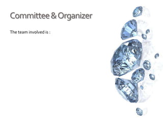 Committee & Organizer
The team involved is :
 