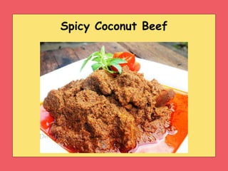 Spicy Coconut Beef
 