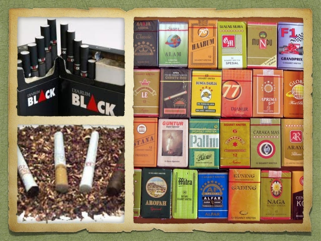 Indonesian kretek clove cigarette