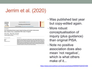 Sciencedirect Inquiry What can largescale assessments like PISA and TIMSS say about education ...