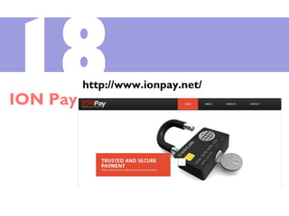 18ION Pay
http://www.ionpay.net/
 