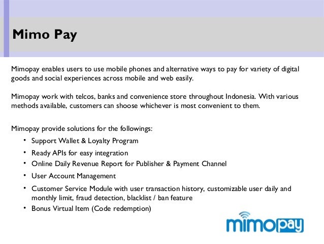 Indonesia Online Payment Gateway May 2014