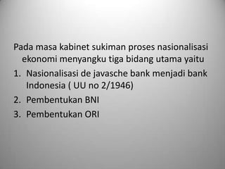 Indonesia pada masa demokrasi parlementer dan terpimpin | PPTX