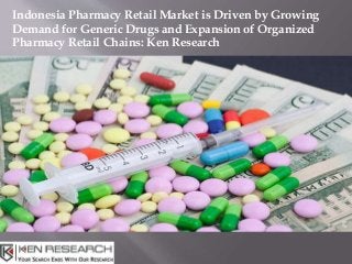 Indonesia Pharmacy Retail Market is Driven by Growing
Demand for Generic Drugs and Expansion of Organized
Pharmacy Retail Chains: Ken Research
 