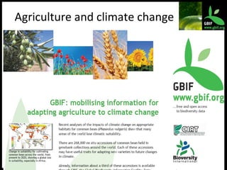 Agriculture and climate change 