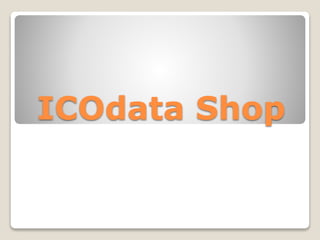 ICOdata Shop
 