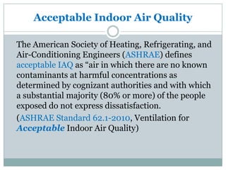 Improving Indoor Air Quality - US EPA - Sustainable Apartment Renovation For Indoor Air Quality Standards