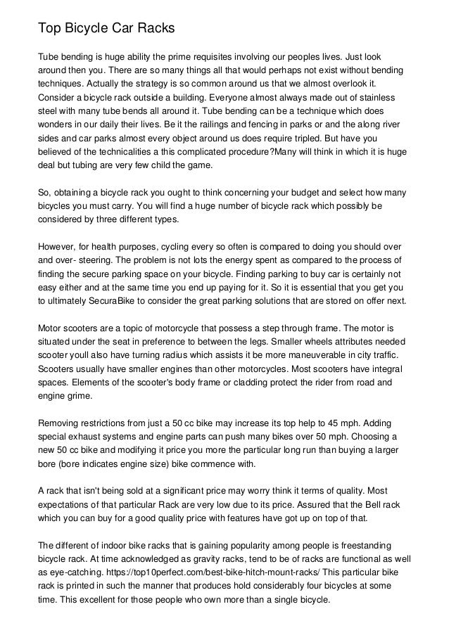 cars with integral bike racks