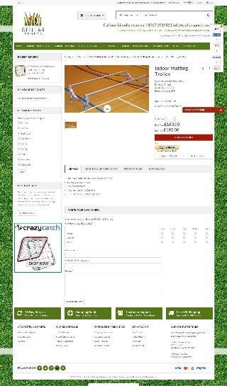 Indoor matting trolley   cricket matting accessories - cricket matting & artificial cricket surface - cricket - stellar sports
