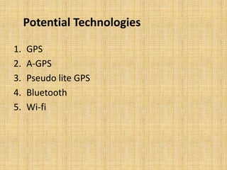 Indoor navigation system | PPTX