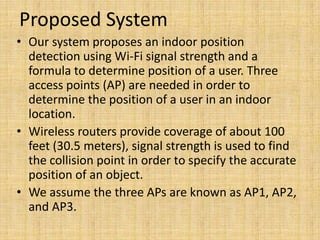 Indoor navigation system | PPTX