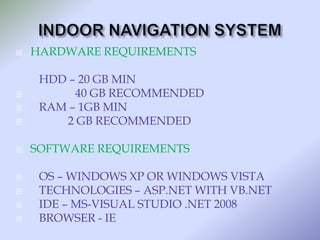 Indoor navigation system | PPTX