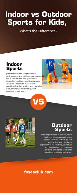 Indoor vs Outdoor Sports for Kids, What’s the Difference? | PDF