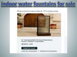 Indoor water fountains for sale