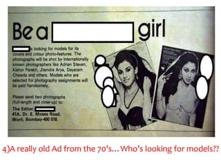 4)A really old Ad from the 70’s…Who’s looking for models??
 