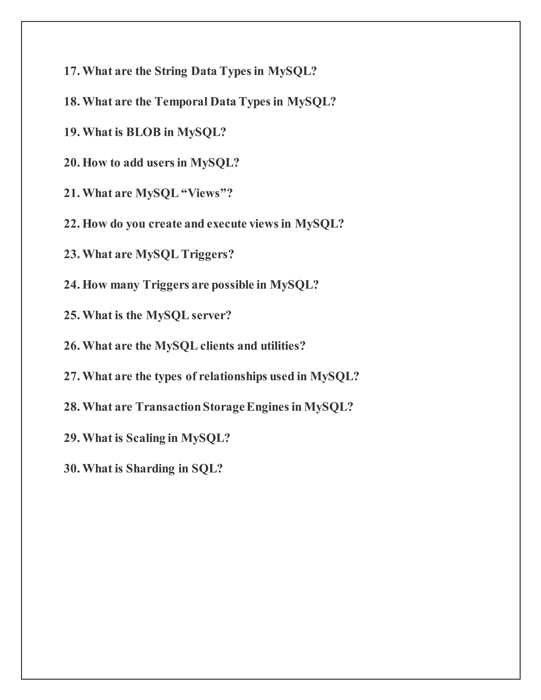 Indows soft solutions freshers interview questions for my sql | PDF
